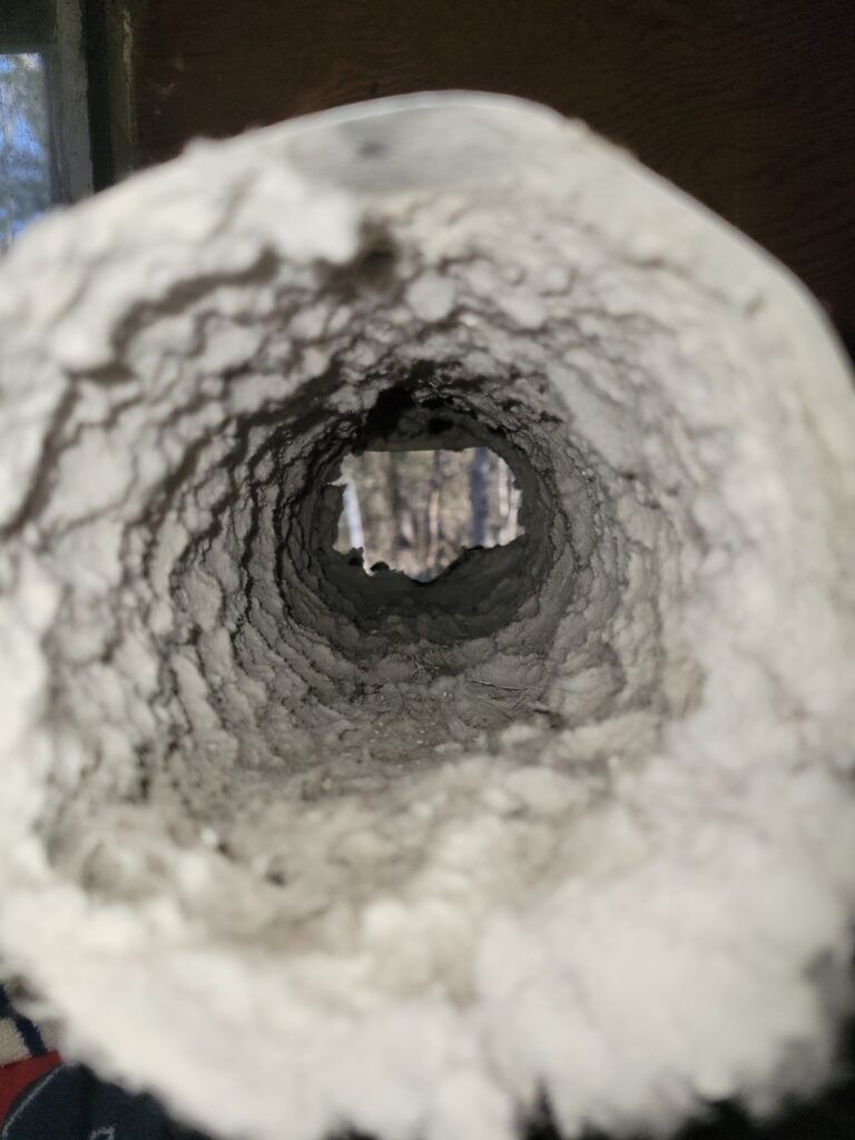 dirty Dryer vent